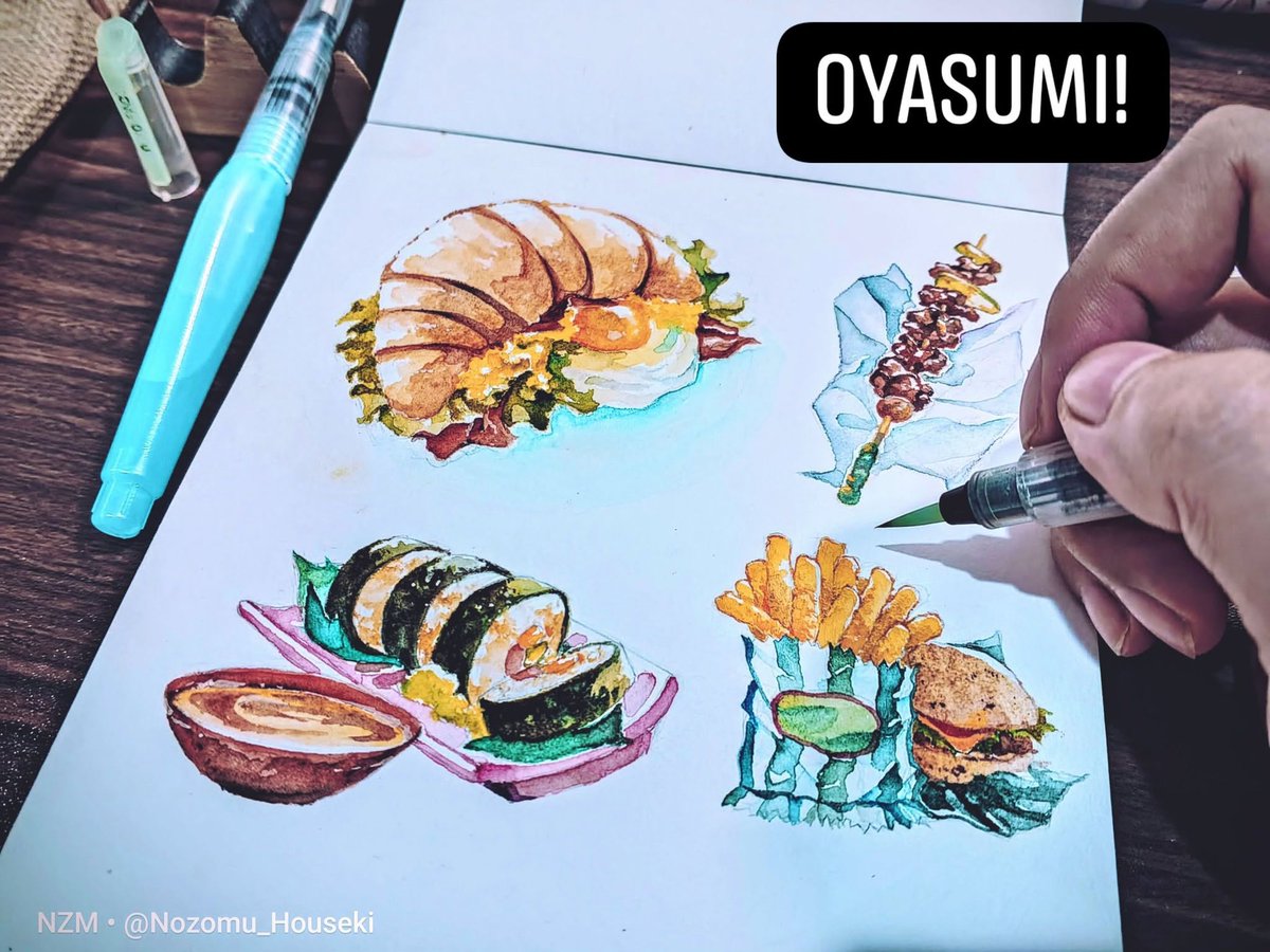 NZM_Sketch's tweet photo. 🌠 I still have space for one more food item. What should it be? #artist #wip #NZMdaily #おはようvtuber https://t.co/p3OEZbFARz