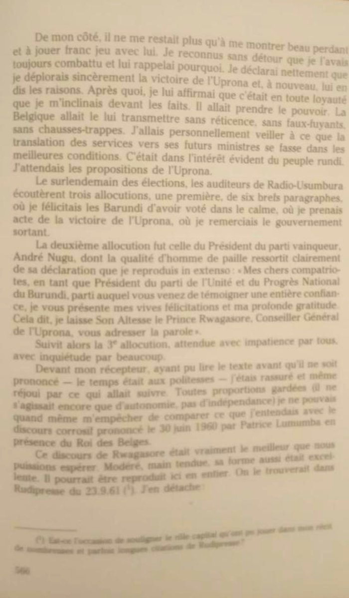 pnininahazwe's tweet photo. Je propose à @NtareHouse d’acheter et d’offrir au Président Ndayishimiye ce livre de Jean-Paul Harroy :
​« #Burundi 1955-1962 : Souvenirs d'un combattant d'une guerre perdue »
J'espère qu'après lecture, il aura le courage de présenter ses excuses pour ses propos sur Rwagasore. https://t.co/nvBWoWNsab