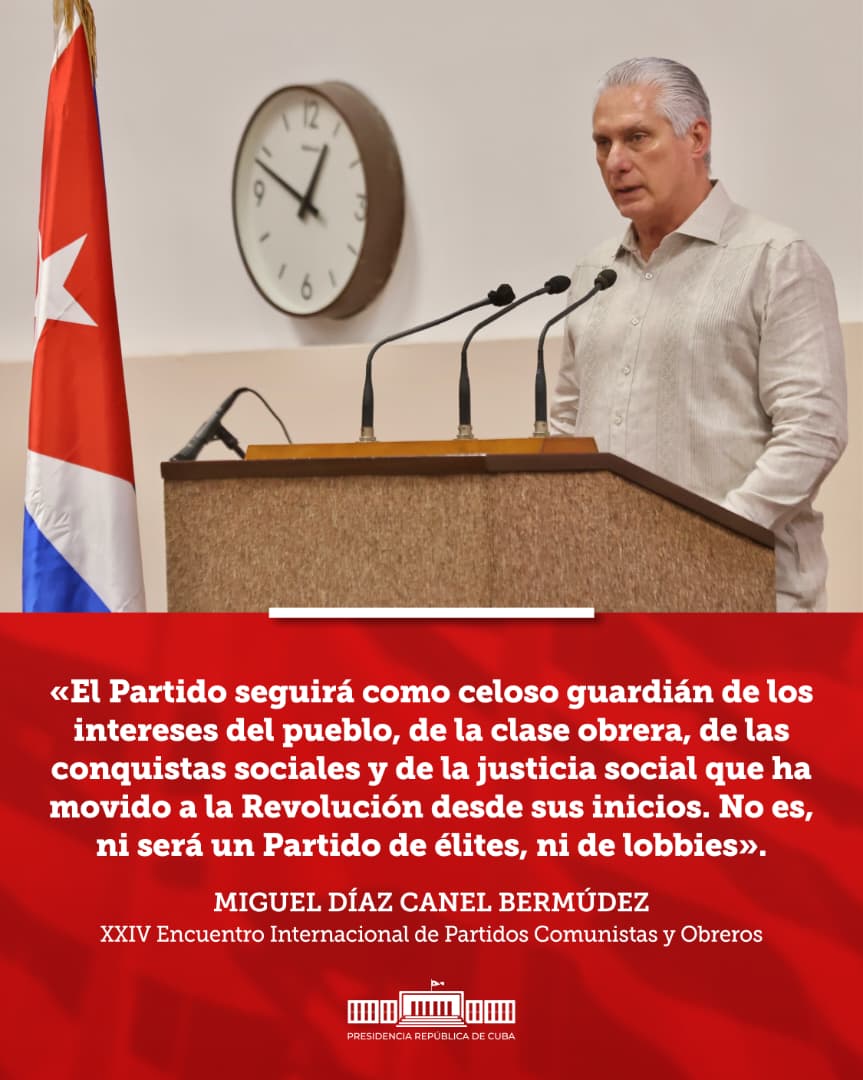 PresidenciaCuba tweet picture