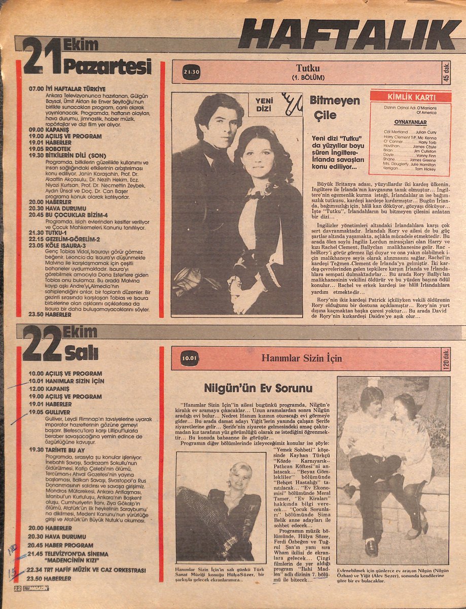 Mehmetcan198's tweet photo. #TheManionsofAmerica #Tutku #PierceBrosnan #KateMulgrew #KnotsLanding #YeniBirHayat #AileBağları #TedShackelford #JoanVanArk #PeterSellers #LamiSesar #AlevSezer #NilgünKasapbaşoğlu #HülyaSözer #dizi #yabancıdizi #Dublajcılar #Ekim #1985yılı @Yasemin70619829 @tchulya80 @_Arsiv_ https://t.co/04ivW5d63S
