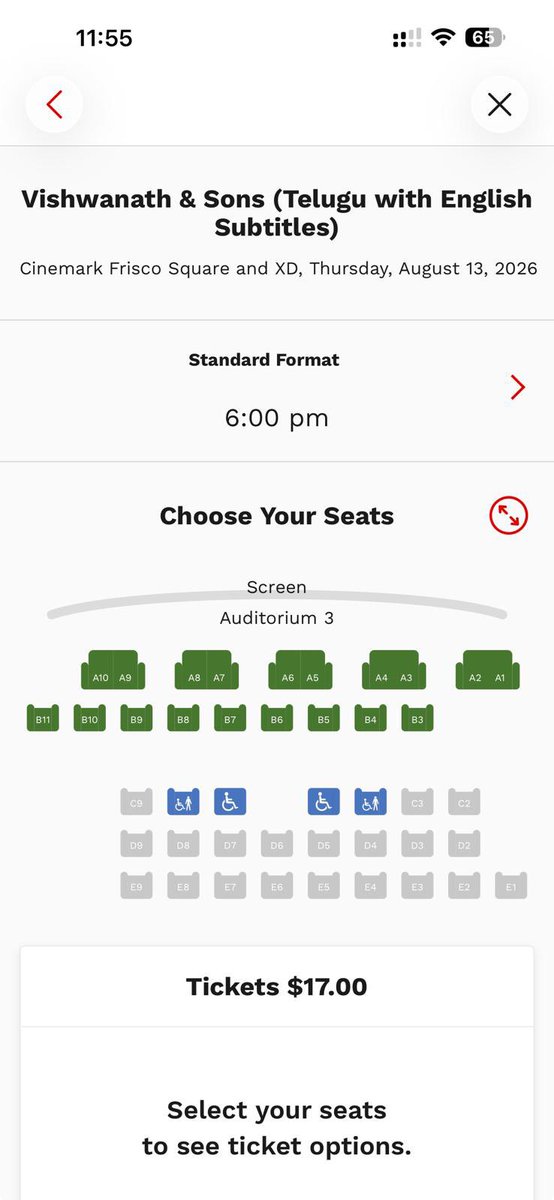ShlokaEnts's tweet photo. @Cinemark Bookings Filling FAST!

#VishwanathAndSons https://t.co/WoEbqWcQq8