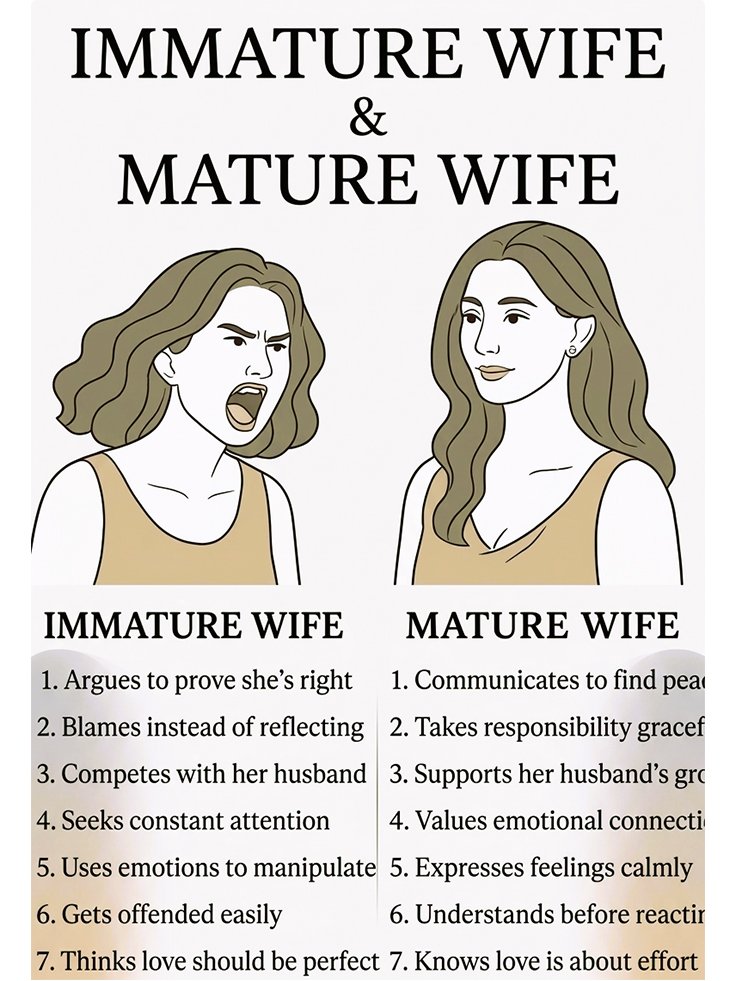 Alex_Tech_AIX's tweet photo. IMMATURE WIFE &amp; MATURE WIFE https://t.co/SVrDBdAR2D