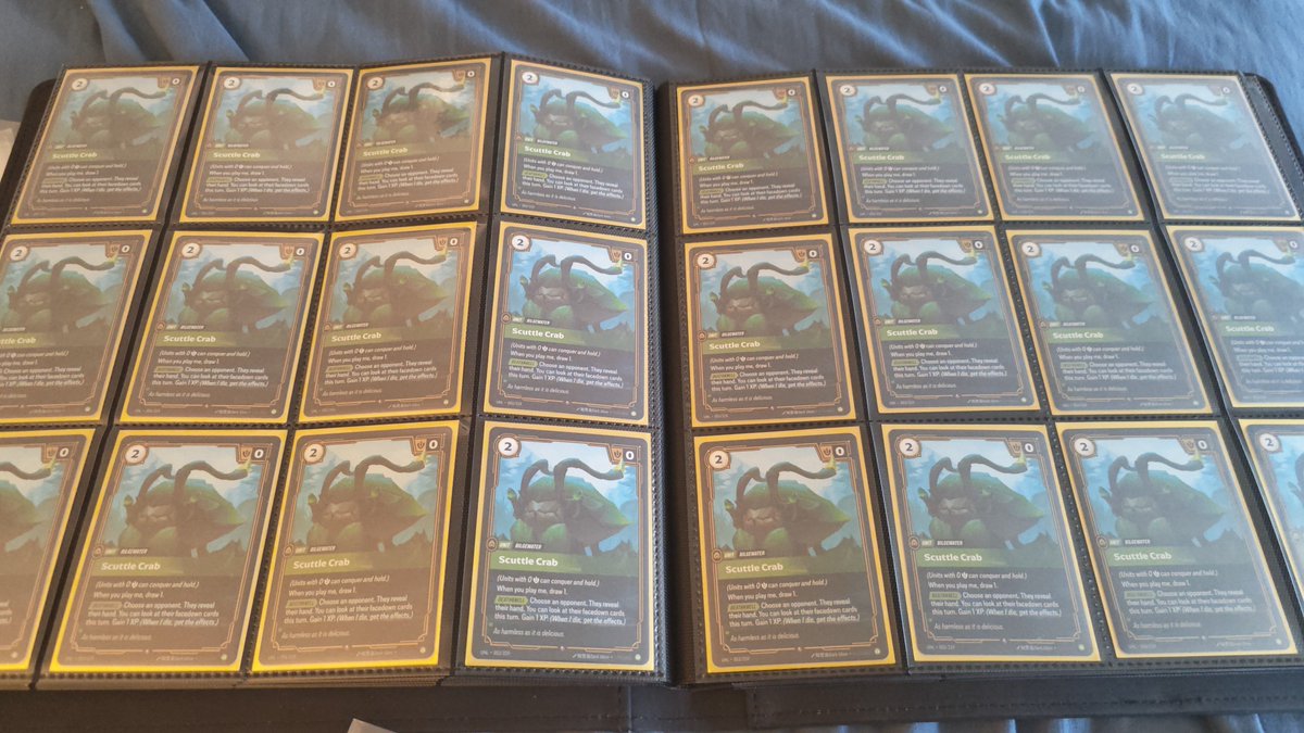 DenisDonot85317's tweet photo. Those who go to RQ Barcelona, I'm looking for Scuttle Crabs because it's my favorite card 🥺 so if you have some spare ones, i'll happily give 'em a new home ❤️ 
Shares and RTs appreciated 🫶🏻

@playriftbound @riftboundop @PlayUVSGames @HexenTCG @PEKatchouze @AmandineBamaca https://t.co/DroEmrzLhU
