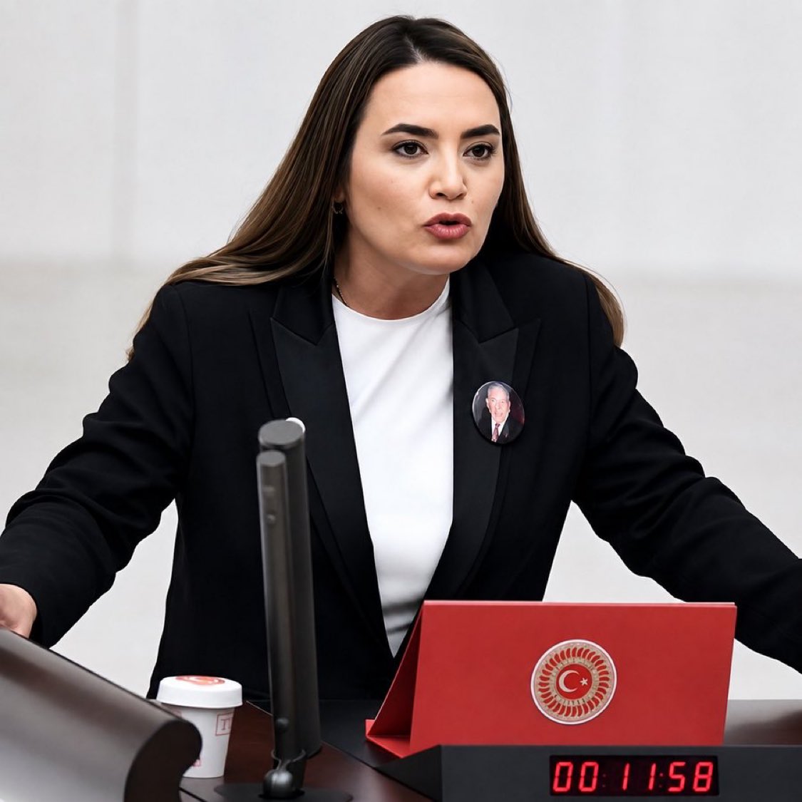 SonKaleVatn's tweet photo. İYİ Partili Ayyüce Türkeş:

“PKK’lı teröristleri affedecek ihanet yasasını, Sevr’in yıldönümüne yetiştirebilmek için İYİ Parti dışındaki bütün gruplar bugünkü önergelerini geri çektiler.

Acelelerinin sebebi 100 yıllık kinleriymiş.” https://t.co/KVVmpyTF7F