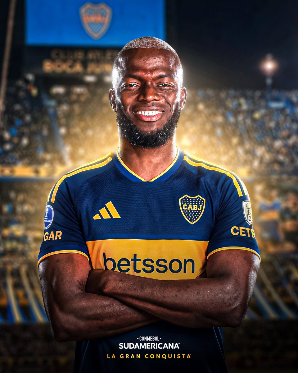 Sudamericana's tweet photo. ✍️🔵🟡 ¡@EnnerValencia14 es nuevo jugador de @BocaJrsOficial! 🔜 CONMEBOL #Sudamericana https://t.co/Q6wsiyy1hd
