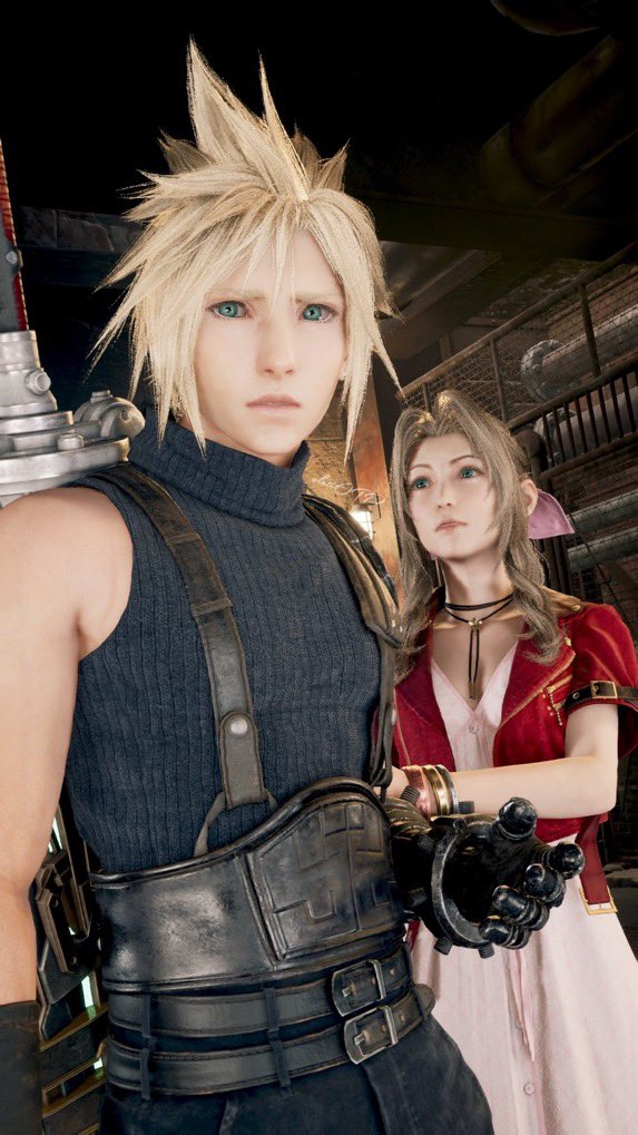 FreemanMeas's tweet photo. He immediately looking at Tifa so she wouldn’t get the wrong idea https://t.co/H7U1f8QLmK