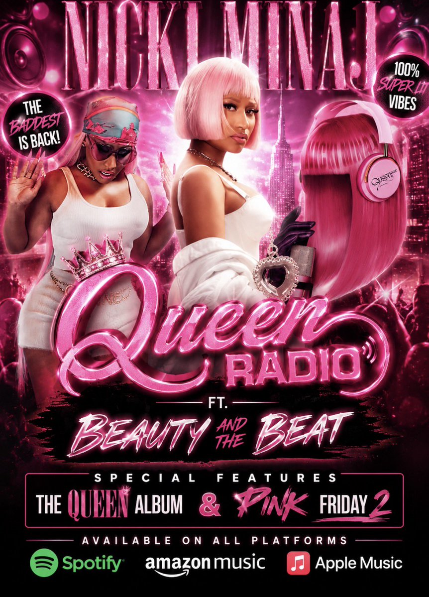 PrettyHustlerzz's tweet photo. ๐ง Good Afternoon #Barbz ๐ง
Today Streaming Focus Is ๐
#QueenRadio X #Queen
Ft โข #BAAB X #EskimoRemix
Please Add @NICKIMINAJ Discography To All Your Daily Streaming Playlists ๐
๐งAvailable On All Platforms !
๐ง๐ Streaming Playlists โข ๐ง
๐ง ๐โข #QueenRadio โข https://t.co/hDwGGGTA0Q
๐ง #QueenRadio X #Queen X #BAAB Ft #EskimoRemix Spotify Boost โข https://t.co/tsMtWfQWJf
๐ง๐โข #QueenRadio X #PF2 โข https://t.co/9R9DKD8lQr
๐ง โข #QueenRadio X #Queen โข https://t.co/RLrrAYizSR
โข Support โข #StreamNicki โข Vote โข
For Trinidad Killa Ft โข
@NICKIMINAJ X #EskimoRemix
๐ณ๏ธ #CaribbeanMusicAwards โข
https://t.co/Z6nEft3rBS
#NickiMinaj #Barbz #BAAB #PF2 #Queen