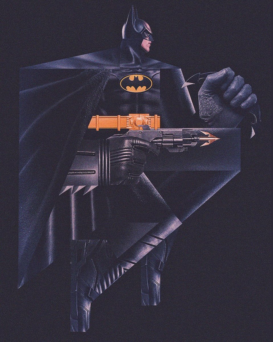 RetroReminiscer's tweet photo. Batman (1989) 
Art by Fries Vansevenant. https://t.co/1GKFd7tiDM