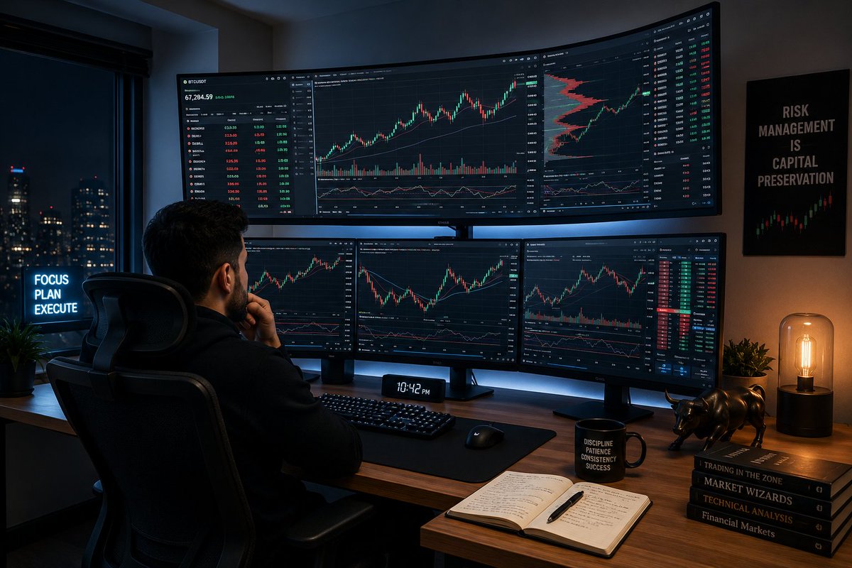 ganeishkdhavan's tweet photo. Maturity is when you realize there is an unlimited amount of money sitting inside these screens… 💻📈 You just need to be skilled enough to pull it out. 💰🔥
#Trading #Trader #TradingMindset #StockMarket #ForexTrading #CryptoTrading #DayTrading #TechnicalAnalysis #TradingLife #FinancialFreedom #MoneyMindset #Discipline #TradingJourney #WealthBuilding #EntrepreneurMindset