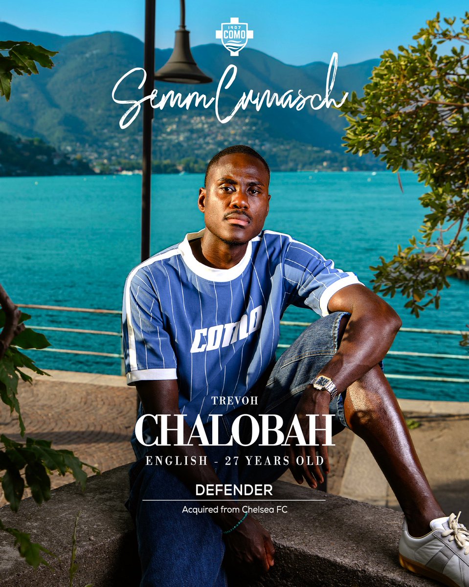 Como_1907's tweet photo. Como 1907 is delighted to announce the permanent signing of England international defender Trevoh Chalobah from @ChelseaFC. The 27-year-old has signed a contract until 2031.

Read the official statement ➡️ https://t.co/yT8jxZku2j https://t.co/HtWImIbXAf