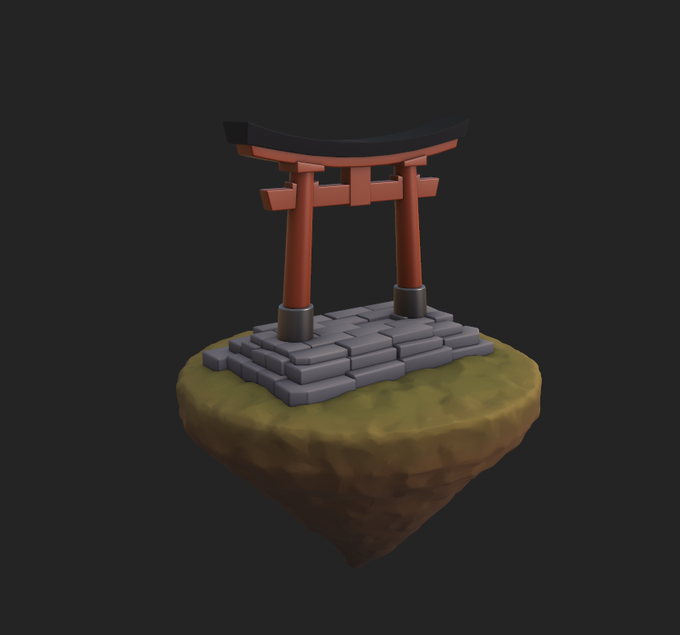 Luc4s_Neiland's tweet photo. @3DxDEV7 A torii on the Sky island https://t.co/mHH3uYn83H