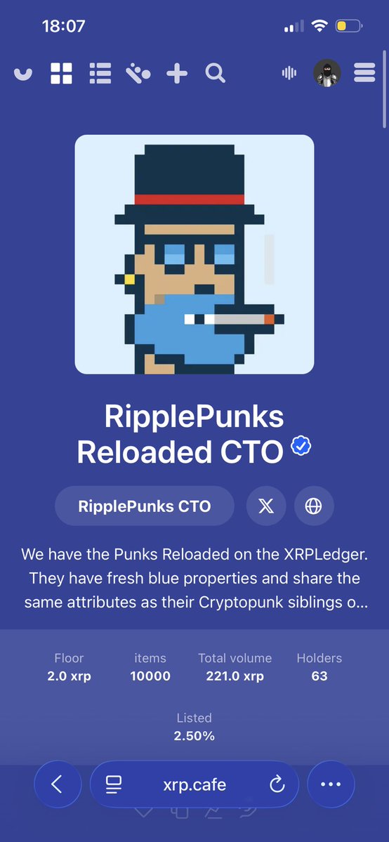 XARTPL's tweet photo. Happy Sunday. Have a blessed day!

A community member has listed some RipplePunks low for new member to get involved and hopefully attract some attention to the CTO. 

Go follow @xRipplePunks ❤️ we are trying to make a come back https://t.co/gy2X1QWrVV