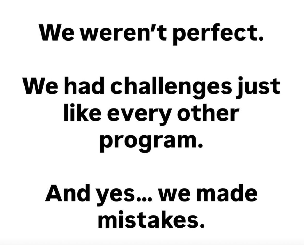 JonFerry7x's tweet photo. We weren’t perfect.

But we were consistent.

Nobody was ever bigger than the program.

Standards = Culture. #builttolast https://t.co/OHNVrJLfUG