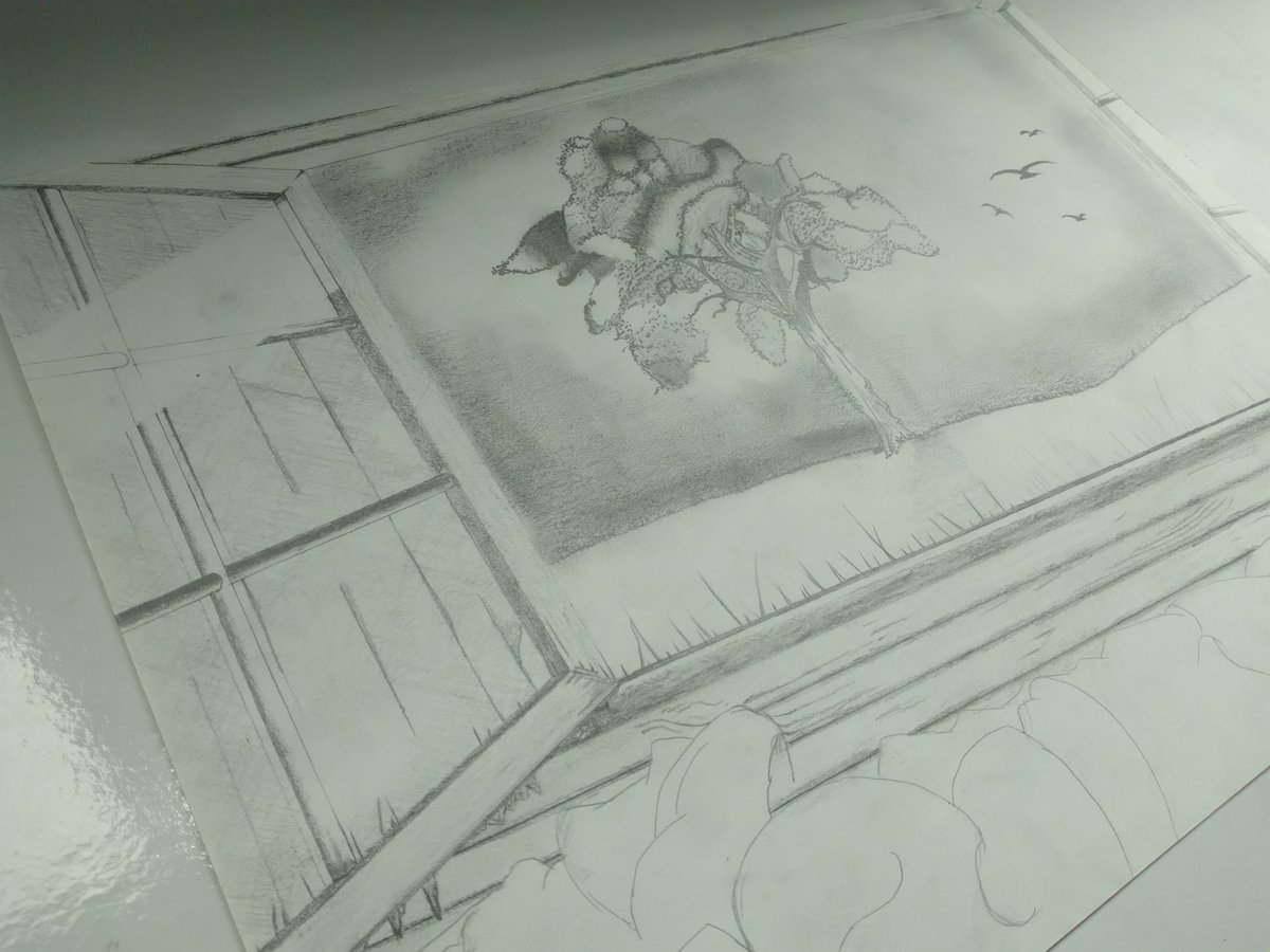 FSdesenhos's tweet photo. Old, unfinished project for a service for a client who cancelled the order.
Drawing of an open window to the horizon:
Is it worth finishing? #olddrawing #artprogress #collection #artistoninstagram https://t.co/Jho4R519Jz