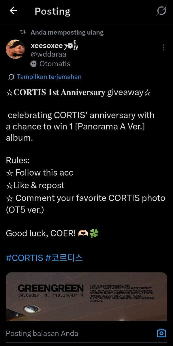 Eom2Ahn's tweet photo. @wddaraa DONE ALL RULES KAKAK, ini my favorite photo cortis ✌🏻😳❤ https://t.co/vn7NT10IPi