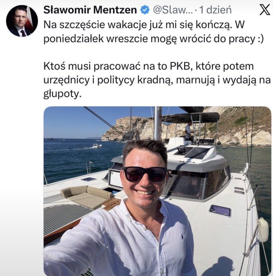 Iza92553353's tweet photo. Patriota u Arabów wydaje pieniądze, a podatki płaci w Luksemburgu. W Polsce okrada PKB siedząc w sejmie jako darmozjad! 
Ciemnocie rzuca kasę, wlewa takie piwo i wciska kit! https://t.co/e3Z1IYzyGl