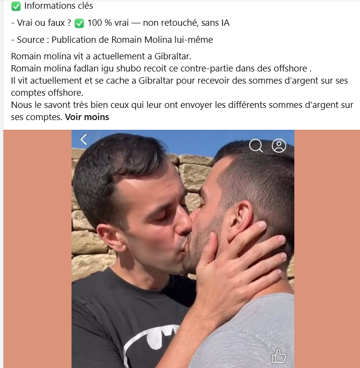 Romain_Molina's tweet photo. Merci aux relais médiatiques de la Fédération djiboutienne de football 🇩🇯 pour ces GRANDS moments de rigolade !

J'apprends plein de choses sur moi, mes comptes en banque, mon orientation sexuelle avec la mention "non retouché sans IA" hahahaha

GRANDE ! https://t.co/fhtdH0jSPW