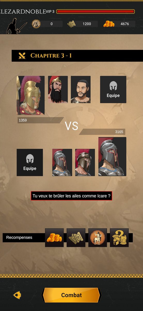 Lelezardnoble's tweet photo. @clashofmythsOff Lezgo ça facilite d'avoir pack Achille https://t.co/Rzg5hoMsoH
