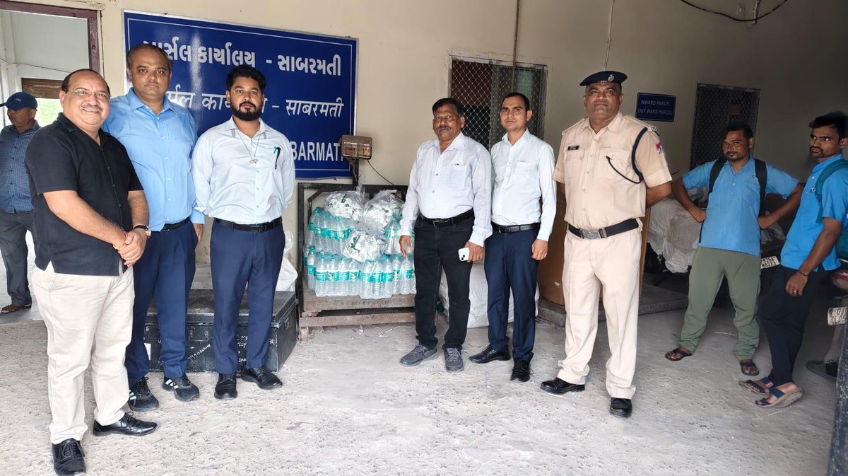 IRCTCofficial's tweet photo. During a surprise inspection of Train Side Vending of Train no. 19223 & 19031 at Sabarmati BG Railway Station, the IRCTC team caught the TSV vendor loading unauthorized packaged drinking water and chaas onto the said train.

The unauthorized items were seized, and the TSV staff were apprehanded to the Railway Protection Force (RPF) for necessary action.
IRCTC advises all catering service providers to strictly instruct their staff members to refrain from loading or selling unauthorized items and ensure full compliance with prescribed catering standards. Non-compliance to invite strict penal action as per license terms.