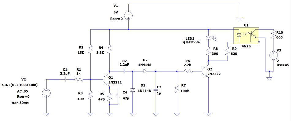 vk6ysf97230's tweet photo. Radio to laptop interface with internal USB soundcard and VOX circuit

The VOX and PTT switching circuit was optimised by modelling with LTSpice.

Details: https://t.co/6KLRtQJqa1

#digitalmodes #hamnotes #LTSpice #js8 #winlink #EmComm #offgrid https://t.co/NuHmfKUIiW