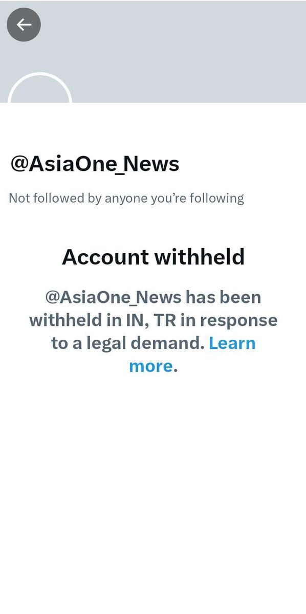sidhant's tweet photo. Pakistan based news outlet Asia One's X account has been withheld in Turkiye now. It is already withheld in India. https://t.co/6vcX1tgjfY