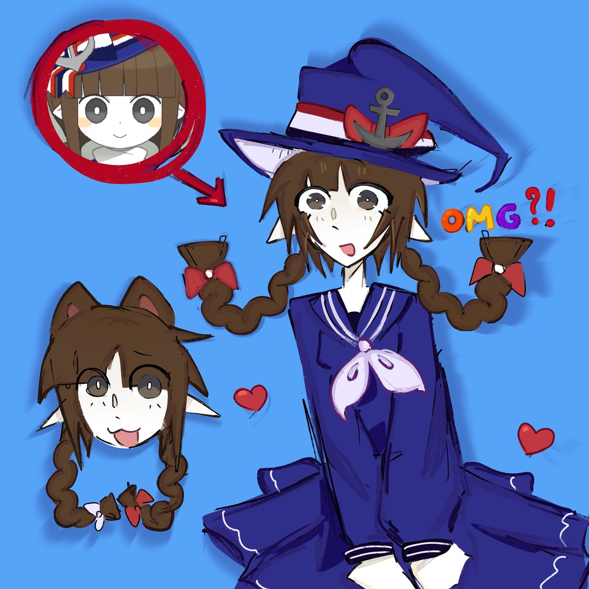 lqzzy_'s tweet photo. Cute Wada!!💦
#okegom #funamusea #funamuseart #Wadanohara https://t.co/1gb7XN8lHw