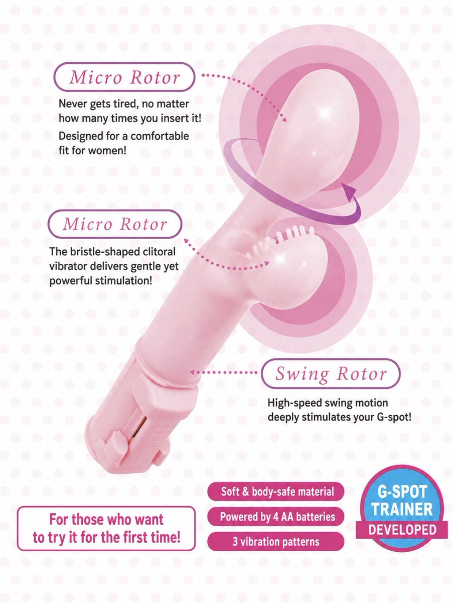 WildOneGlobal's tweet photo. 🔸First Vibe – Vaginal Training &amp; G-Spot Development

💖 Large head for full G-spot stimulation.
🌸 Brush-style clitoral stimulator for exciting vibrations.

💖 Easy to use and great for Kegel training.

https://t.co/LsIw4puqD0

#WildOne
#SelfPleasure
#Vibrator 
#PleasureJourney https://t.co/ugsclVVqhT