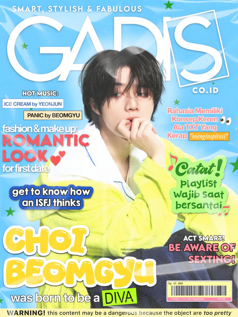 DAGOBAMZ's tweet photo. #BEOMGYU as GADIS sampul https://t.co/XKAisWNa2j