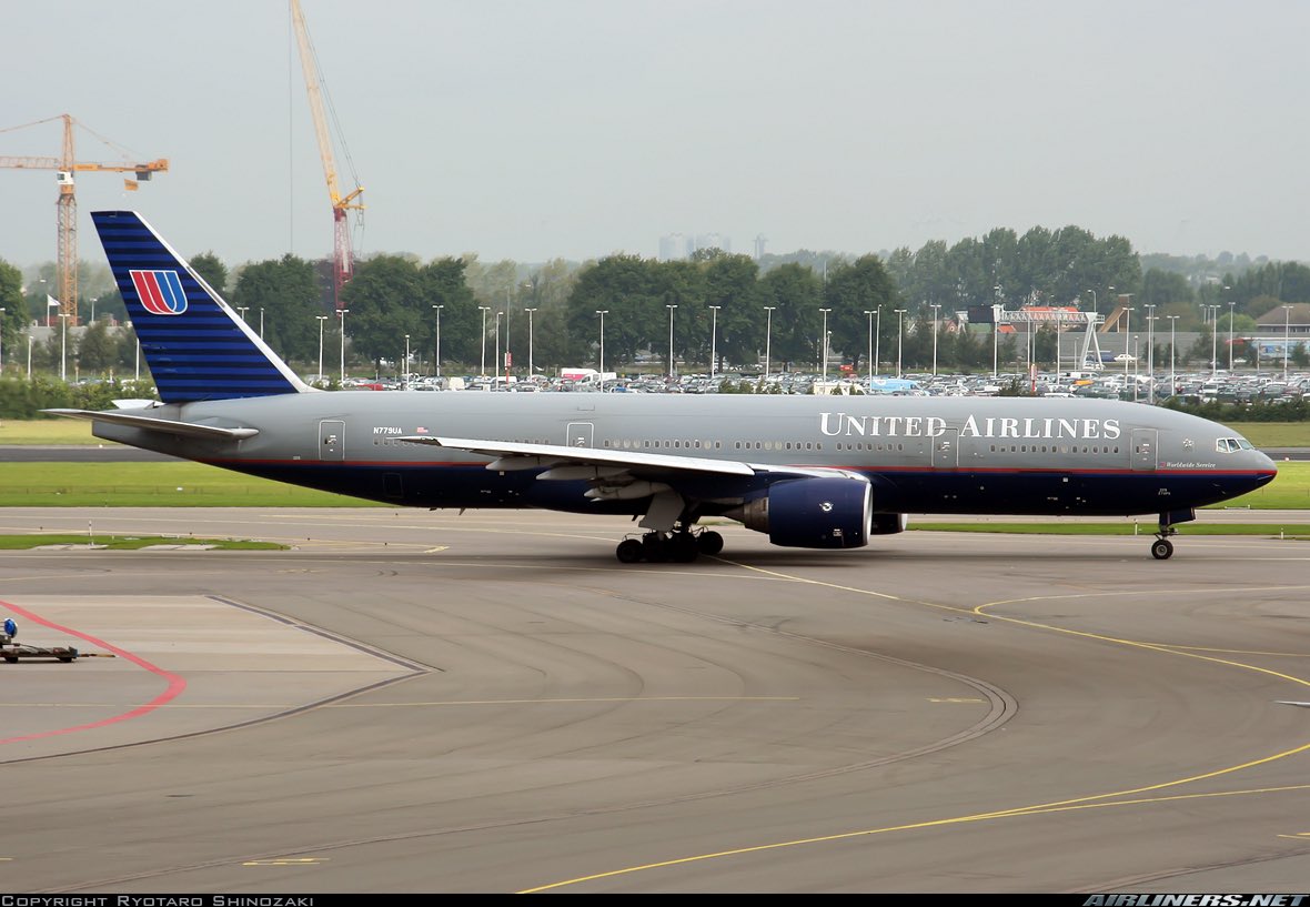n194at's tweet photo. United Air Lines
Boeing 777-222 N779UA Line #35
AMS/EHAM Amsterdam Schiphol Airport
September 10, 2010
Photo credit Ryotaro Shinozaki
#AvGeek #Airline #Aviation #AvGeeks #Boeing #B767 #AMS #Amsterdam @Schiphol #United @united #SaveTheTulip @FlyinSPS 🇺🇸 https://t.co/jdmBzie1uw