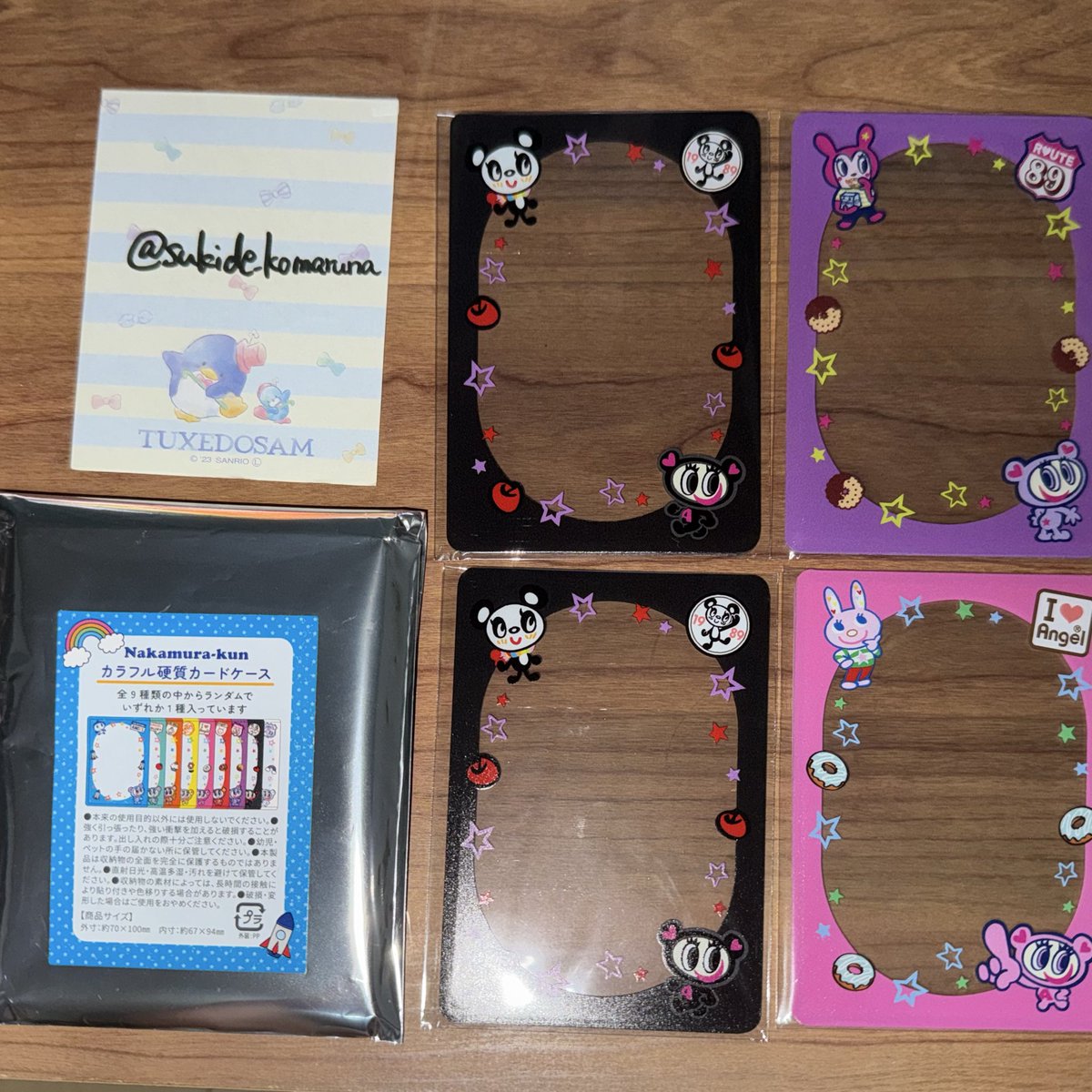 sukide_komaruna's tweet photo. 【交換】ナルミヤ ナカムラくん 硬質カードケース 

譲)ナカムラくん ピンク、紫、黒
ベリエちゃん　緑

求)ナカムラくん　赤、黄色
ベリエちゃん　ピンク

検索からでもお気軽にお声がけください！
宜しくお願いします🙇🏻‍♀️ https://t.co/QoUmcE2a7a