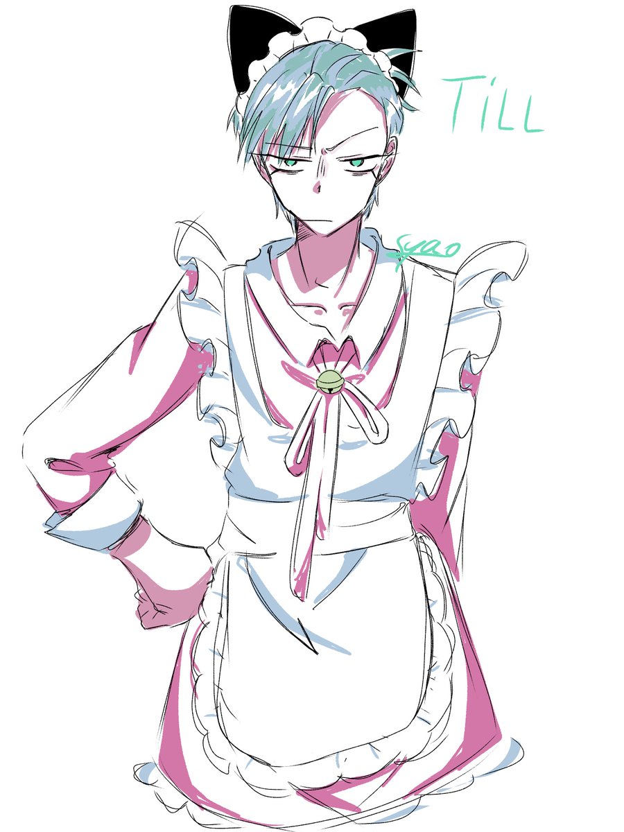 runia_2525's tweet photo. ココ最近女装しか描いてないやんってね https://t.co/agLv8VJDHq