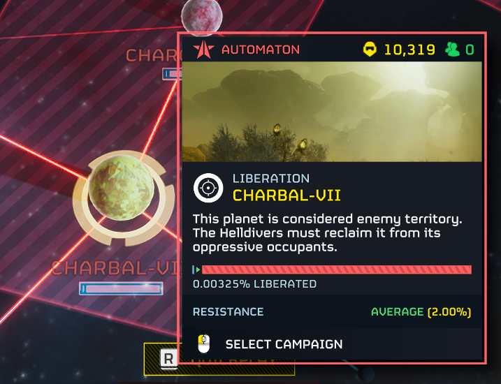 AdvancerAdva's tweet photo. New Strategic Opportunity has been issued!

Helldivers are to obtain materials from the Automaton Cyborgs to construct the Warp Relay Station to penetrate the Illuminate Void!

#Helldivers2 | #Helldivers | #Helldivers2GalacticWar https://t.co/QizXZp3jS9