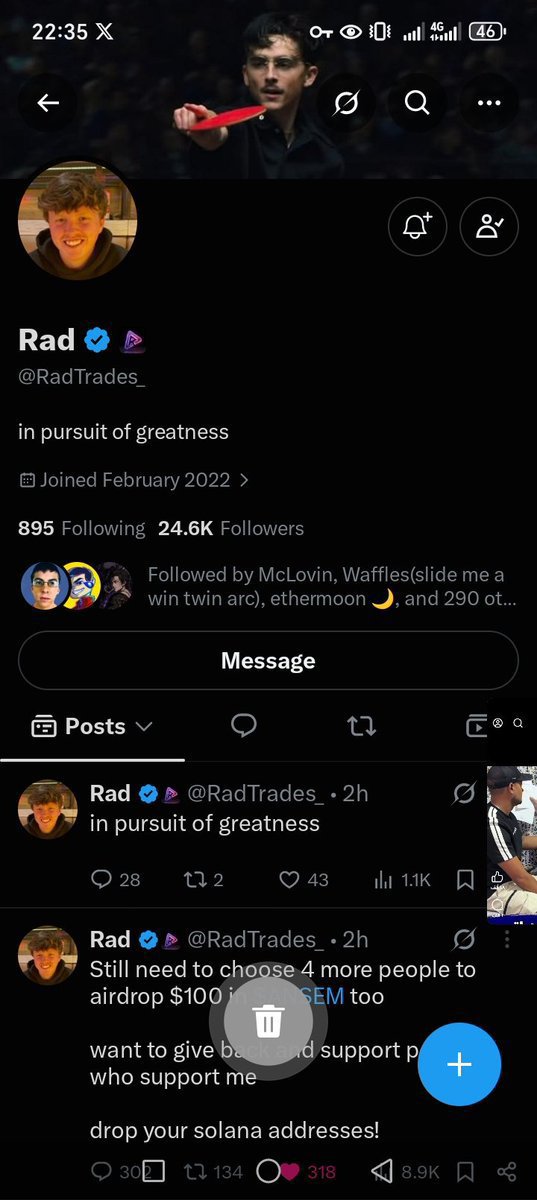elarryke's tweet photo. @HeyArsy @RadTrades_ MuWMoYcbNQgwzi279y3Z91nK2sZpBVWwDmepXCXvDKj

Thanks ♥️🙏
Really appreciate https://t.co/5M8VZqL0J6