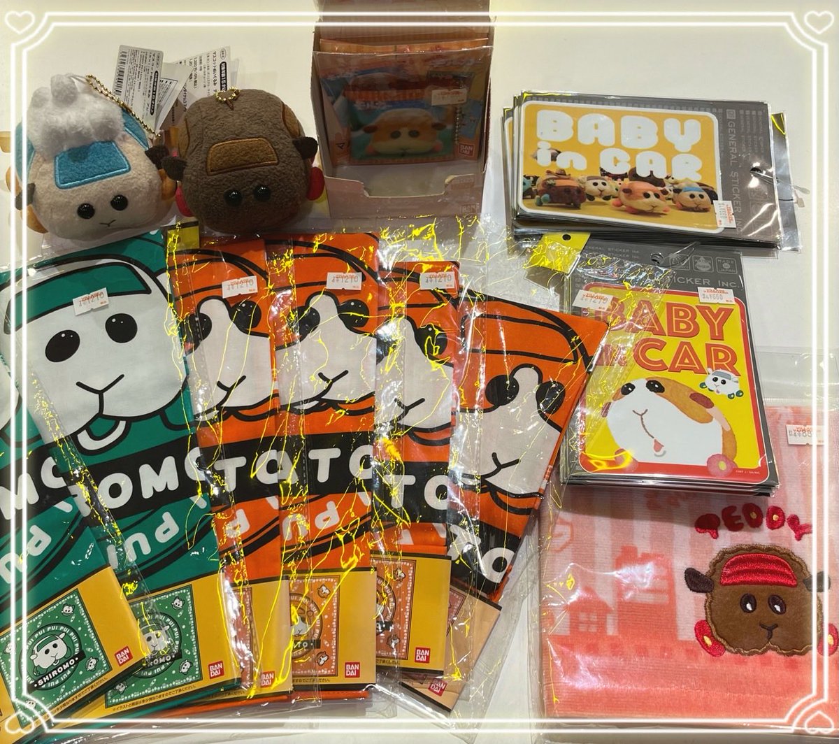 v00648vvz's tweet photo. モルカー入荷！🐹
少量ですが在庫の復活と新商品の入荷です！🐹🚘
たくさんお迎えに来て頂いてるので、不在だったらごめんなさい🙇‍♀️

看板POPも掲示中！
見に来てもらえると、担当スタッフが喜びます🥲❤️
通常定価から30％OFFの所
8/10（月）-16（日）までは、LINEの友達追加でそこから更に30%OFF！！ https://t.co/fmLAzsJL0y