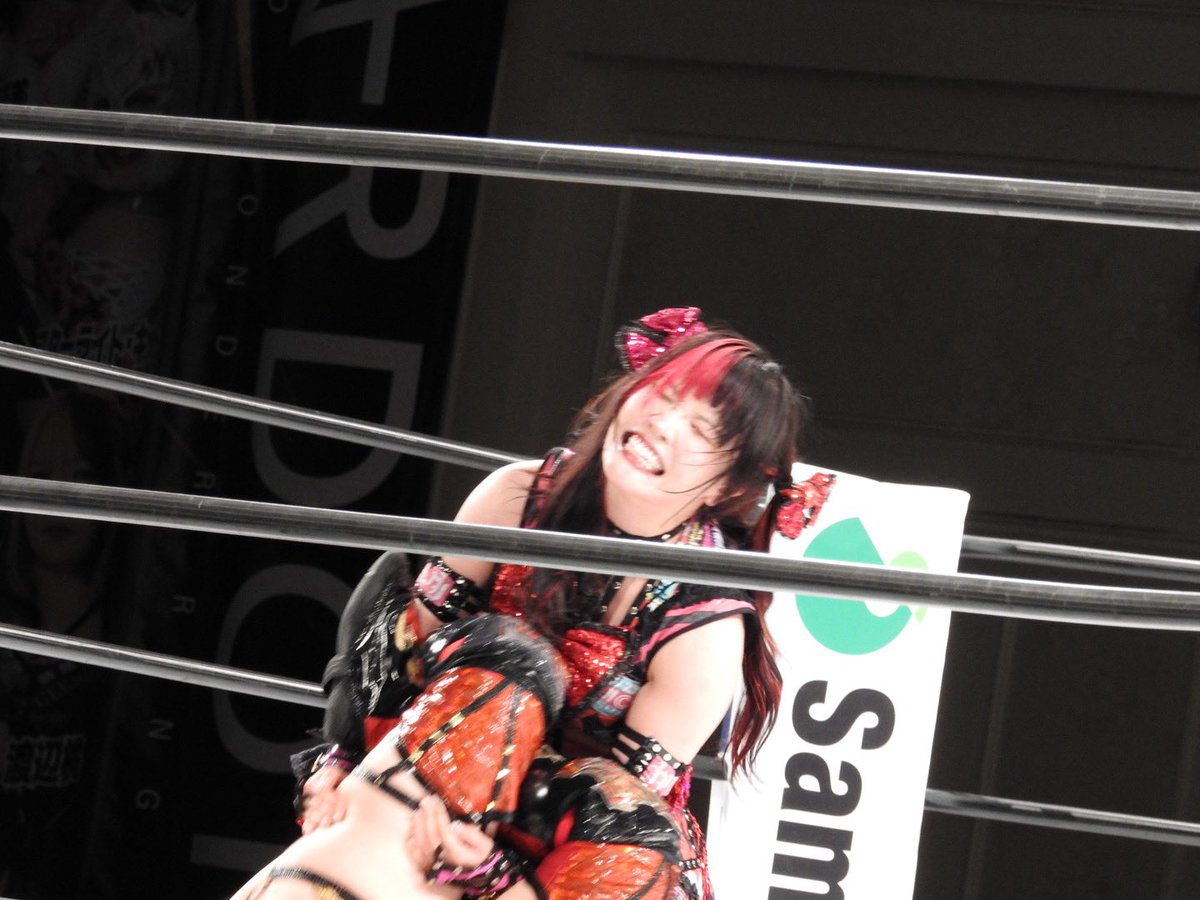 x1322vm's tweet photo. 初参戦で新技（？）みれた！！！

#STARDOM 
#伊藤麻希 https://t.co/adlS5xlwwy