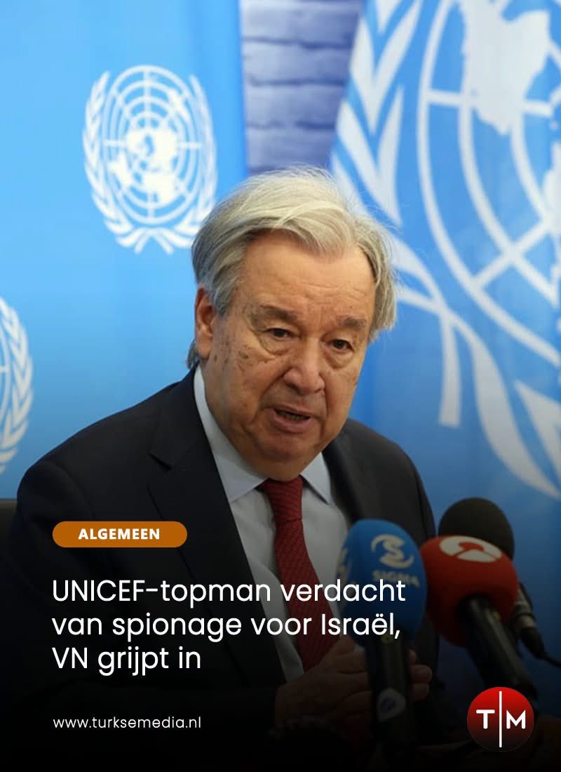 TurkseMedia's tweet photo. UNICEF-topman verdacht van spionage na delen geheime VN-informatie met Israël

Een hoge UNICEF-medewerker wordt beschuldigd van het heimelijk delen van vertrouwelijke informatie van de Verenigde Naties (VN) met Israëlische diplomaten

Lees verder: https://t.co/EAZLUSVKSM https://t.co/qK8uuwHaLr