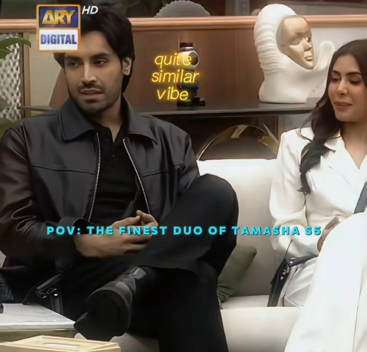 energylowkey's tweet photo. Barely day 1 and they already have edits 🥺😭
#Tamasha5
duo agenda: unlocked FasihXzayb
#Fayb #Fayz the ship name
in my mind atp. https://t.co/n84yBucwZa