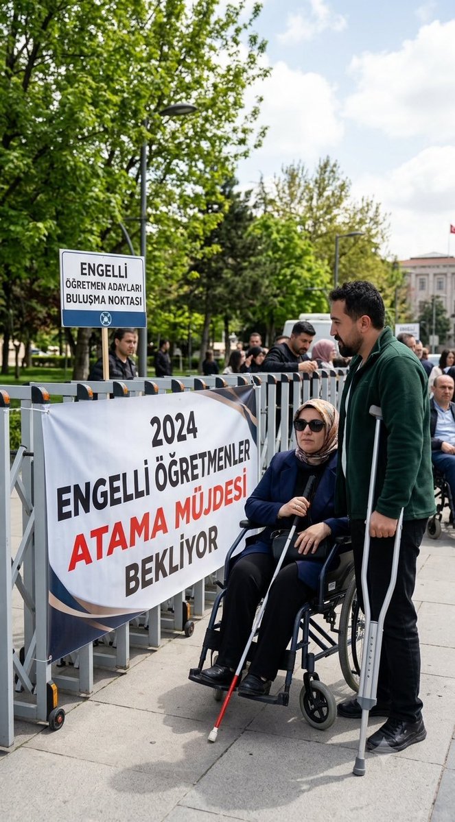 Mehmet8096's tweet photo. 2024 Engelli Öğretmenlerin hayali çok büyük değil: Emeğinin karşılığını almak, öğrencilerine kavuşmak ve görevini yapmak. Artık bu bekleyiş son bulsun.

@RTErdogan @Yusuf__Tekin @Akparti @tcbestepe @iletisim @tcmeb @oktay_saral @fuatoktay #pazar #2024EngelliÖğretmeneMüjdeVakti https://t.co/N1vdL7FSr5