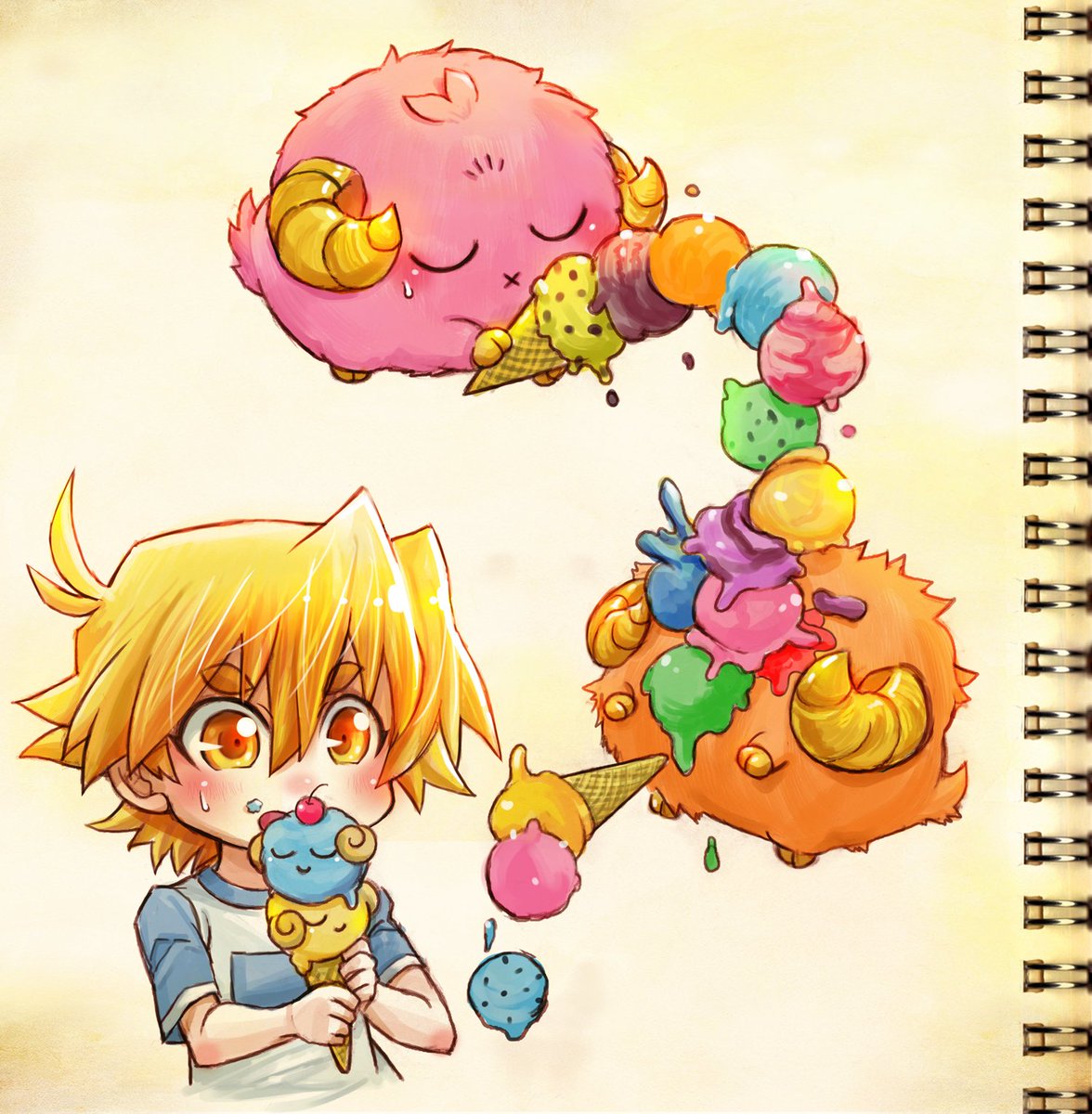 kaferate_kj's tweet photo. 🌈🍨🐏🍨🐏 https://t.co/QRgzpycJJy