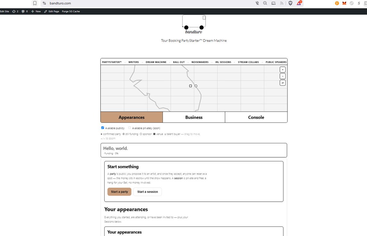 ordinarymartinn's tweet photo. That's not all--I also built a vertical on Base with @zora as well. It's an event booking platform with lower fees than @eventbrite, @Ticketmaster and pretty much all other ticketing platforms.  (Live testing..)

https://t.co/ABU59yv1bu https://t.co/PRvRZHGCQQ