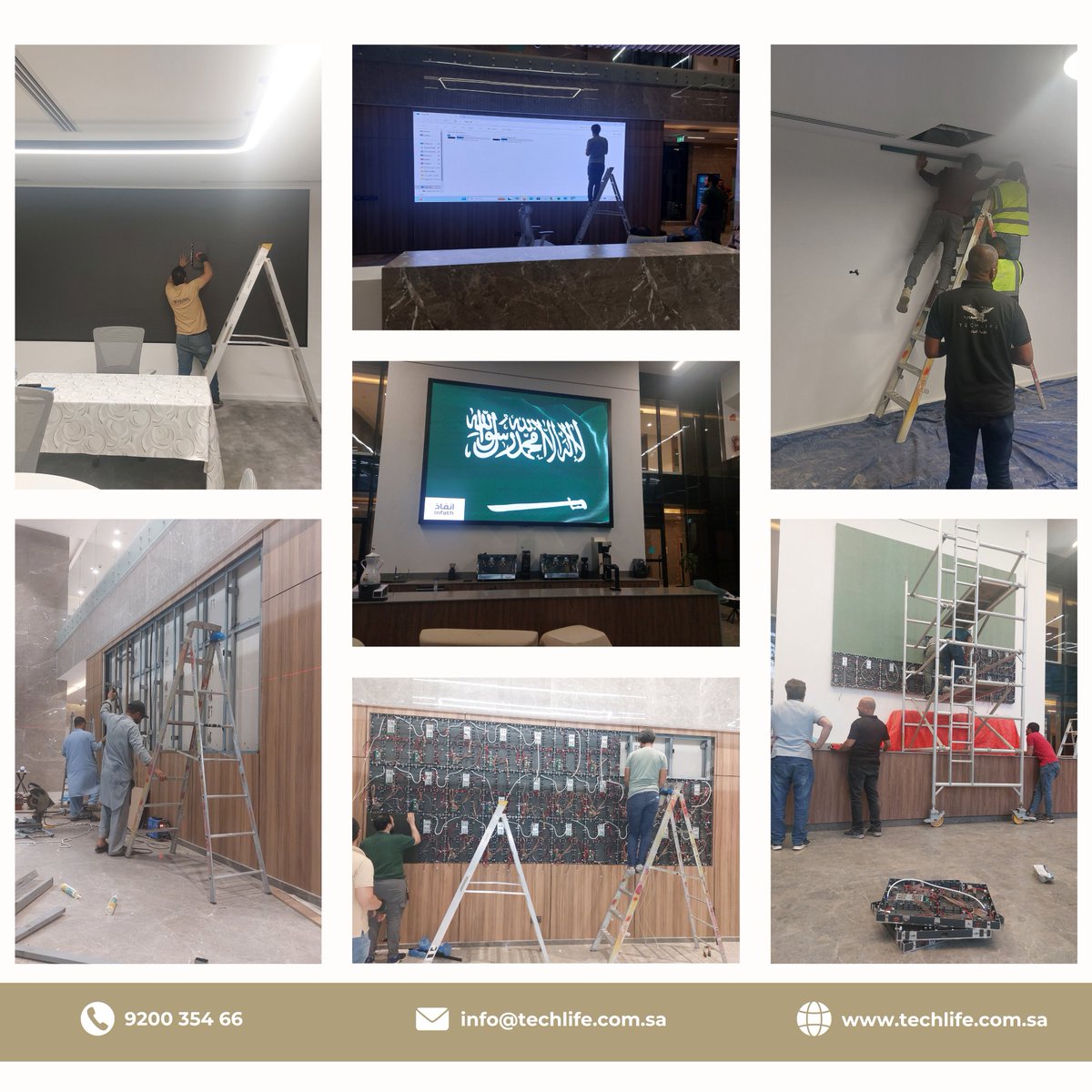 TechLife_SA's tweet photo. We’re proud to highlight the successful completion of an Audio-Visual project for the esteemed @infath_sa. We extend our sincere appreciation to the Infath team for their valued cooperation. 

#TECHLIFE #Infath #AVSolutions #SystemIntegrator #SmartTechnology #SaudiArabia https://t.co/GP3putKoFf