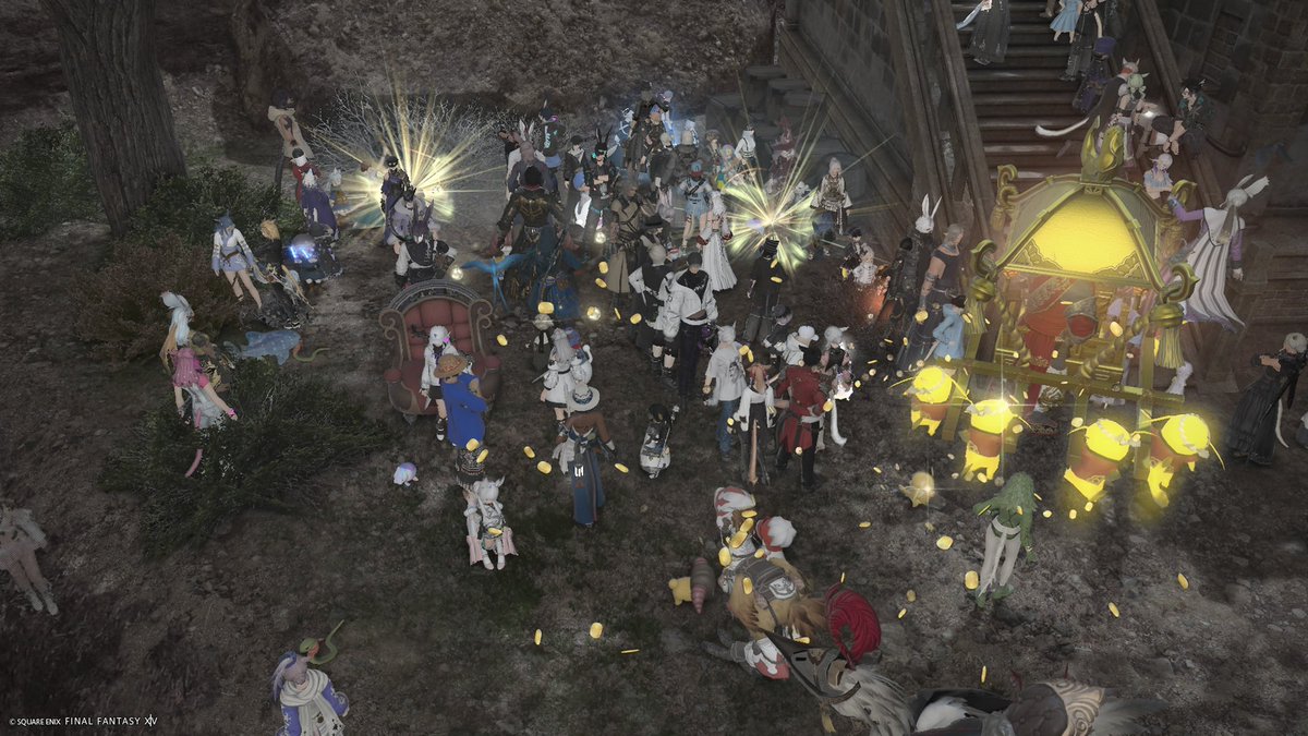 ff14since202607's tweet photo. なんとかMeteor DCに辿り着いてプレイヤーとのトレード方法を調べていたらフリートライアルでは出来ないようでした😿
妹へのミニオン、助けになりたかったな(っ◞‸◟c)

でもTravelerと付いている人が何十人？何百人？？もいて、演奏会とか販売会とか色々やってるよ！凄い！！

#FF14初心者 https://t.co/85m7lOvmLd