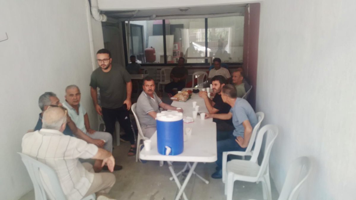 AkBayrakli's tweet photo. İlçe Başkan Yardımcımız Sn. @SinanIleri1276 ve Yönetim Kurulu Üyelerimiz,Bayraklı Merkez Mahallesi üyemiz Sn. Metin Özsarı’nın vefat eden kıymetli ağabeyi merhum Kadir Özsarı’nın ruhu için düzenlenen Mevlid-i Şerif programına katıldılar.

Merhum Kadir Özsarı’ya Allah’tan rahmet; ailesine, yakınlarına ve sevenlerine sabır ve başsağlığı diliyoruz.