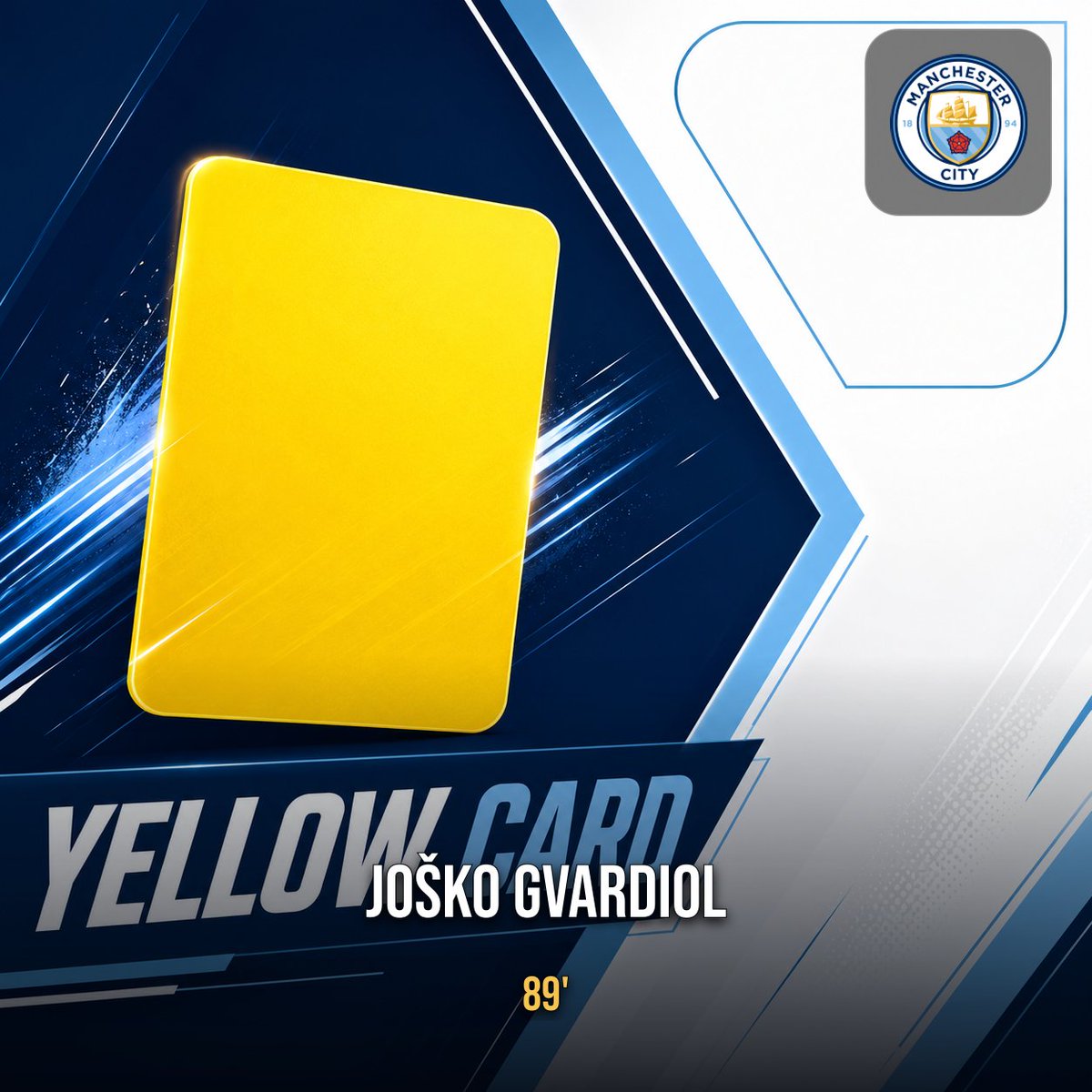 FAEA04's tweet photo. 📊 89' | Manchester City 3-1 Atlético Madrid
Joško Gvardiol receives a yellow card.
#ClubFriendly #ManchesterCity #AtleticoMadrid #ManchesterCityAtleticoMadrid https://t.co/xuUKLEEyfQ