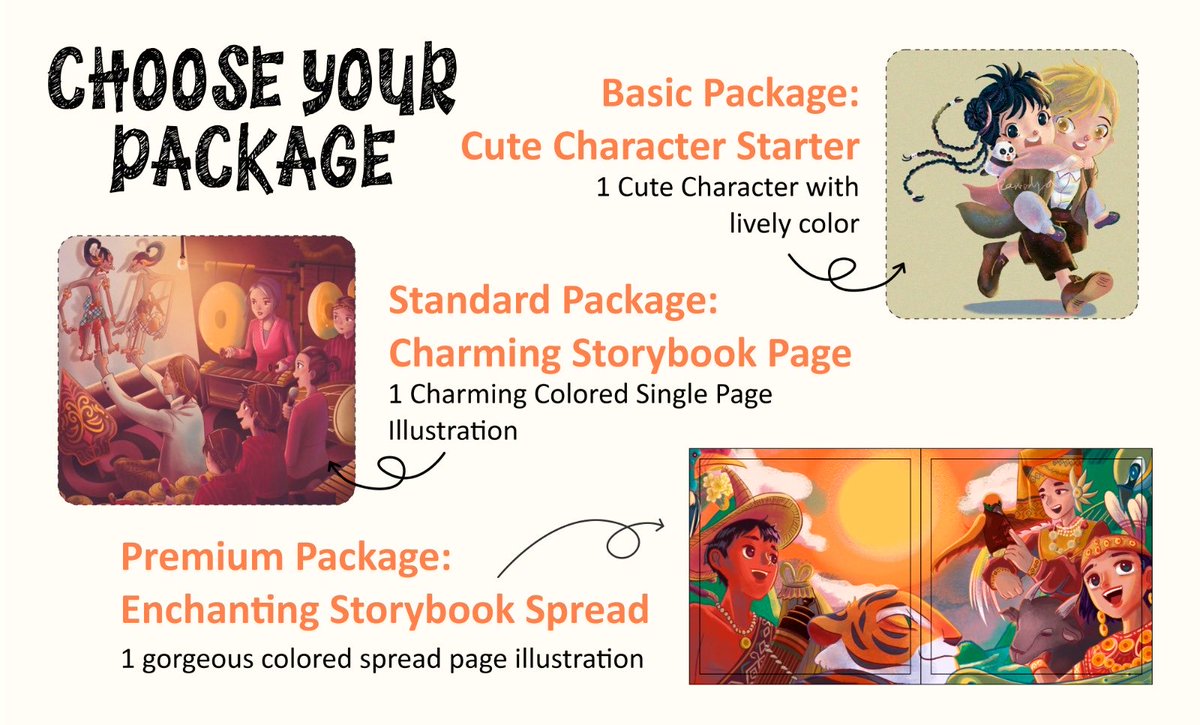 BarokahStudio's tweet photo. 📚 Looking for a Children’s Book Illustrator?
I create cute, colorful illustrations that bring stories to life. ✨
Open for commissions👇
https://t.co/St4CBYpcpg

#ChildrensBook #Illustration #KidLit #WritingCommunity https://t.co/6bc54XanV9