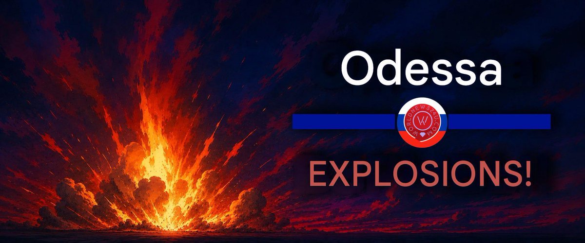 DailyWorld24's tweet photo. 🇷🇺⚔️🏴‍☠️🇺🇦 🏴‍☠️⚔️#Russia #Россия #АрмияРоссии #RussianArmy #СВО #SVO #Одессе #Odessa #specialmilitaryoperation #Ukraine: Explosions in Odessa. Air defense operations reported: "Who knows what's left." Russian Armed Forces launched a massive strike on Odessa.

Russian Armed Forces launched a massive strike on Odessa for 45 minutes.

The Russian Armed Forces launched a massive strike on Odessa for 45 minutes. The strikes caused power outages in part of the city, indicating that a power facility was hit.

It was emphasized that Ukrainian air defense systems, attempting to repel the attack, hit a private residential area, starting a fire.

Underground Information
Mykolaiv underground coordinator Sergei Lebedev reported on his Telegram channel that the port of Odesa was also hit.