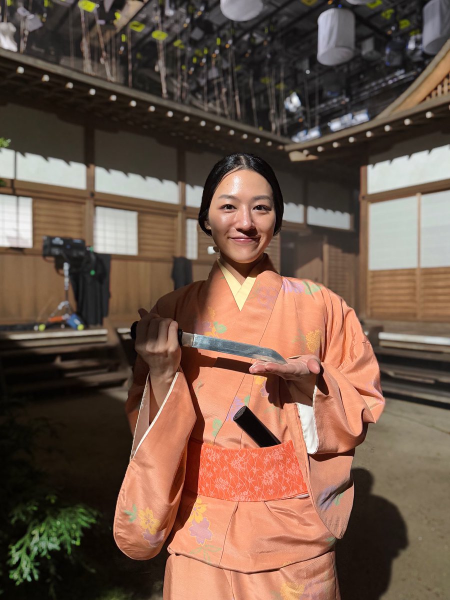 morine_84's tweet photo. 大河ドラマ「#豊臣兄弟！」
第30回『清須会議』
侍女役として、大暴れさせていただきました🔥⚔️
ありがとうございました。

錚々たる俳優の皆さまとご一緒させていただき、芝居への向き合い方や現場での佇まいから、沢山のことを学ばせていただきました。
この経験を糧に、とことん頑張ります。 https://t.co/7WHt1UpwDj