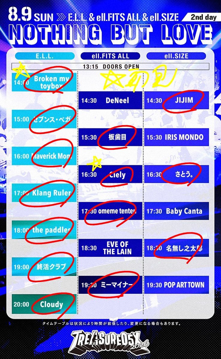TREASURE05X 2026 DAY2でした！タイテ Broken my toybox→JIJIM