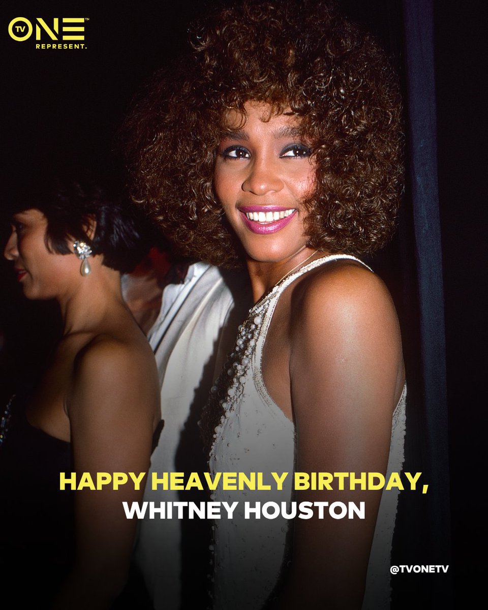 tvonetv's tweet photo. Happy heavenly birthday, Whitney Houston ❤️🕊️ For more Leo birthdays: https://t.co/HMvLhPLwyg https://t.co/wSKm9mCz2t