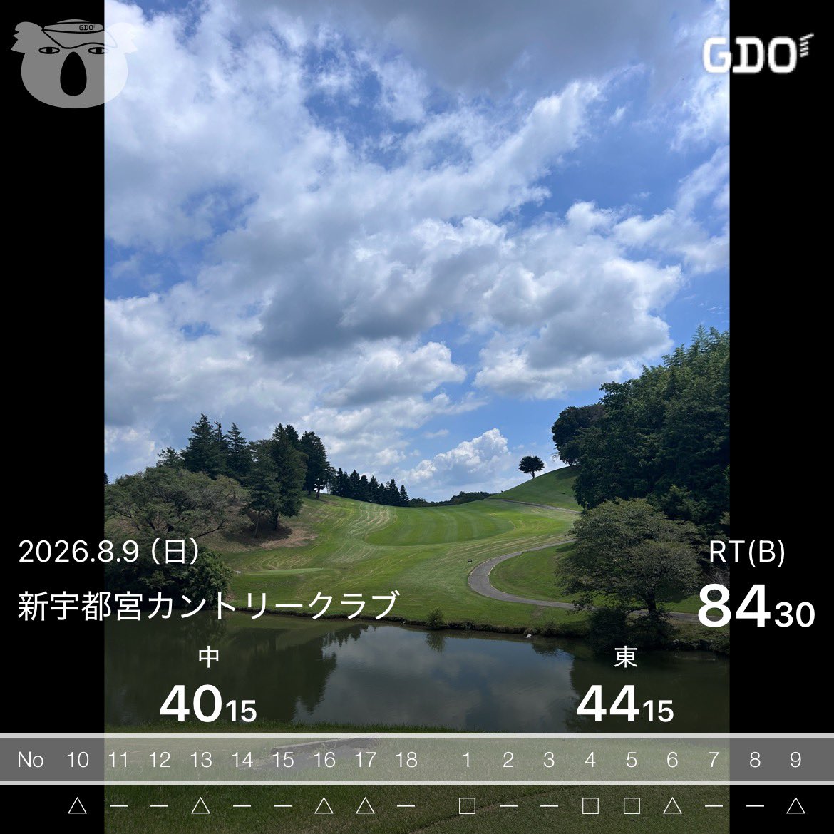bang614's tweet photo. 一応載せとこう
#今日のゴルフ https://t.co/rzALDMSwqJ